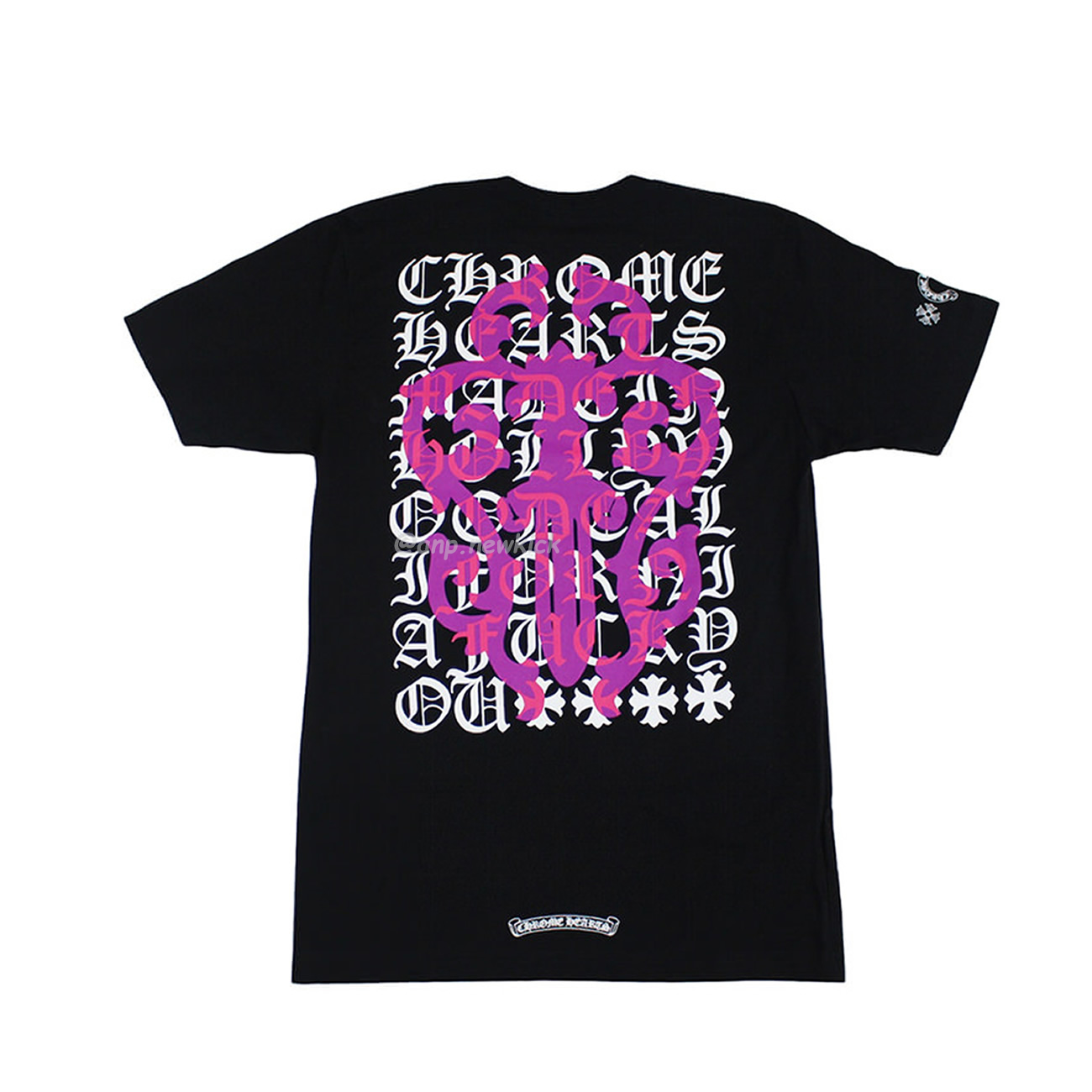 Chrome Hearts Eye Chart Dagger T Shirt Black (8) - newkick.app